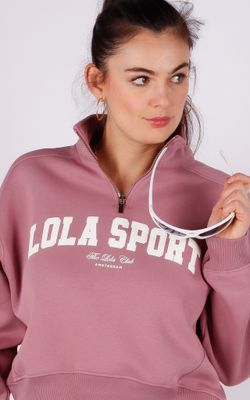 The Lola Club Jayla half zip sweater
