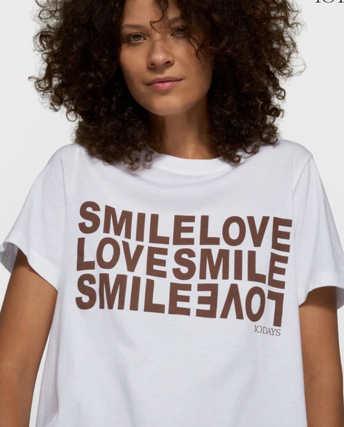 10 Days t-shirt 20-747-6201 wit