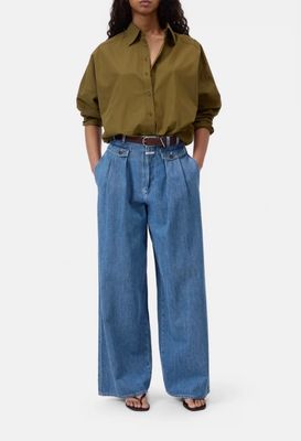 Closed blouse C94564-25C-22 Deep olive