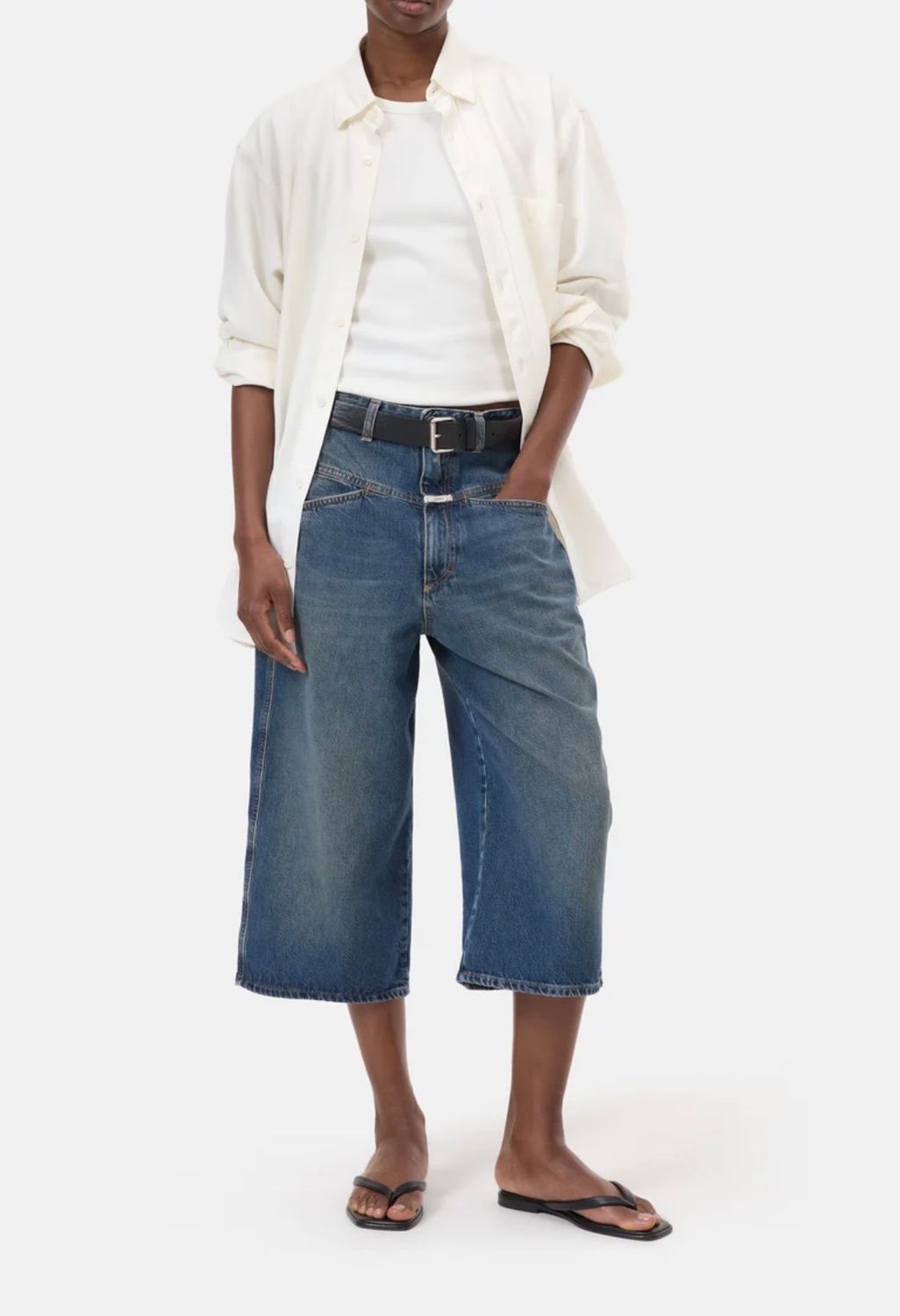 Closed baggy denim shorts C92999-18Q-4T Dark blue