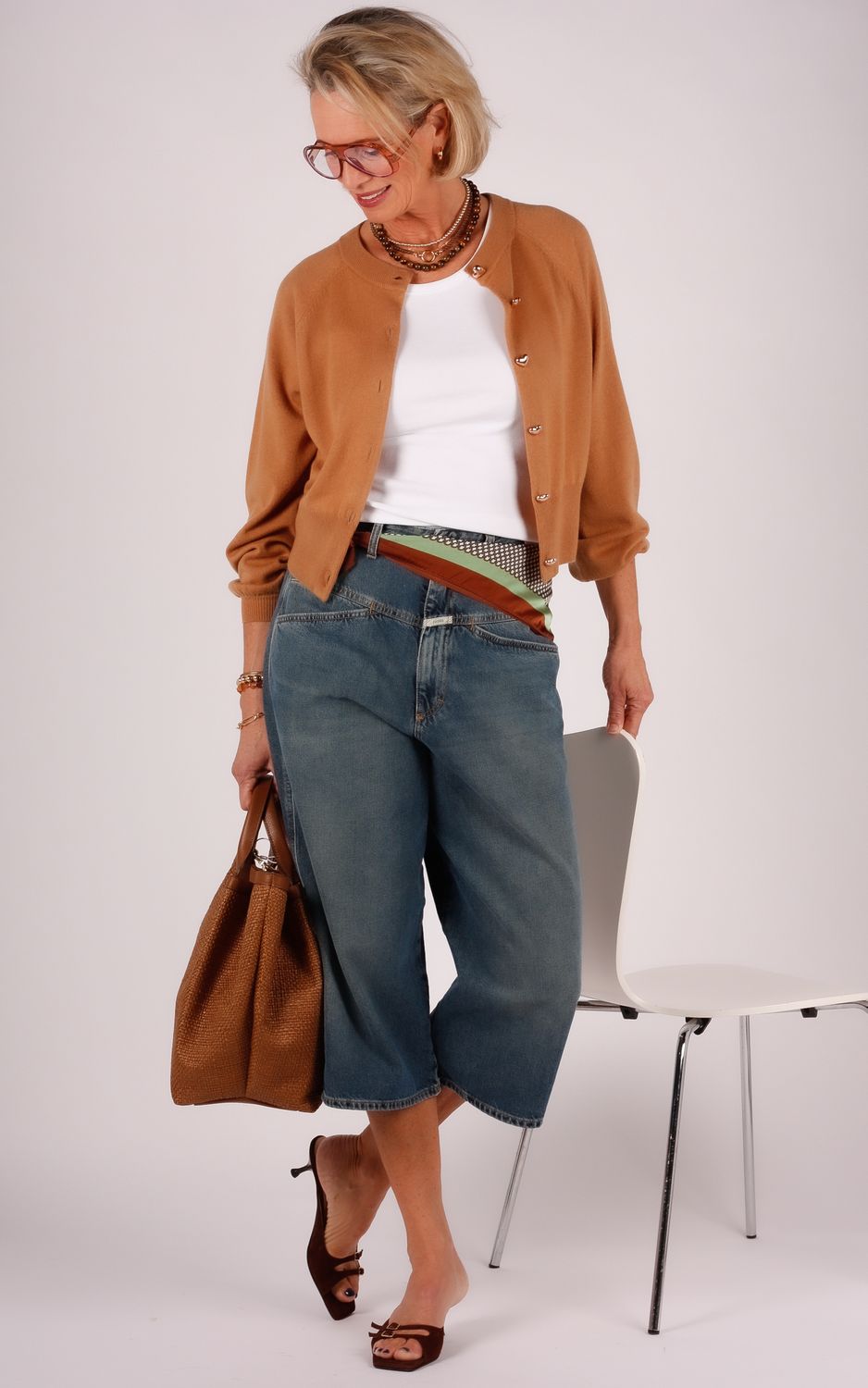 Closed baggy denim shorts C92999-18Q-4T Dark blue