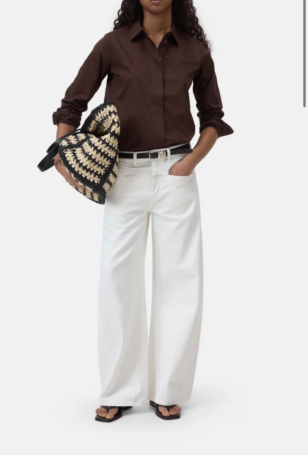 Closed classic shirt C94362-24V-22 Maple brown