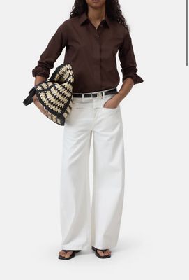 Closed classic shirt C94362-24V-22 Maple brown