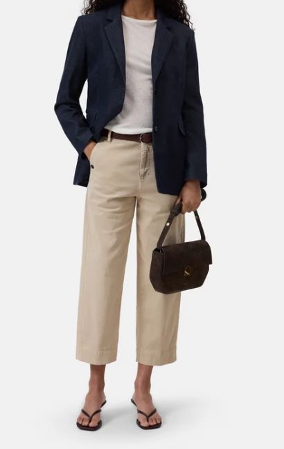 Closed pants Rovea C21086-302-AM Clay beige