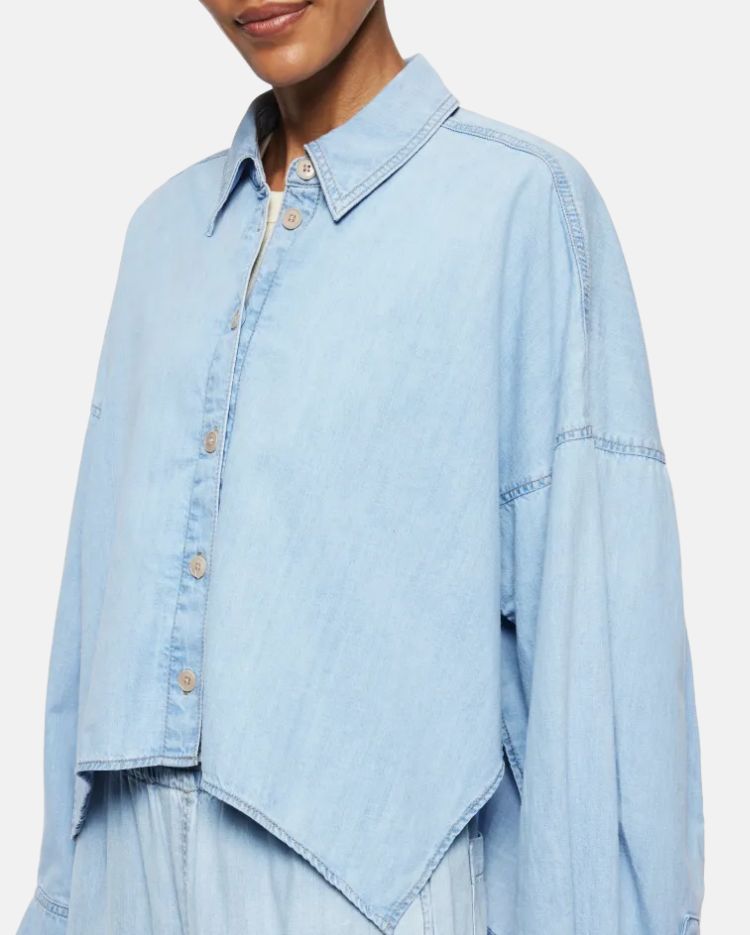 Drykorn blouse 260226 OSHIA 10 blau