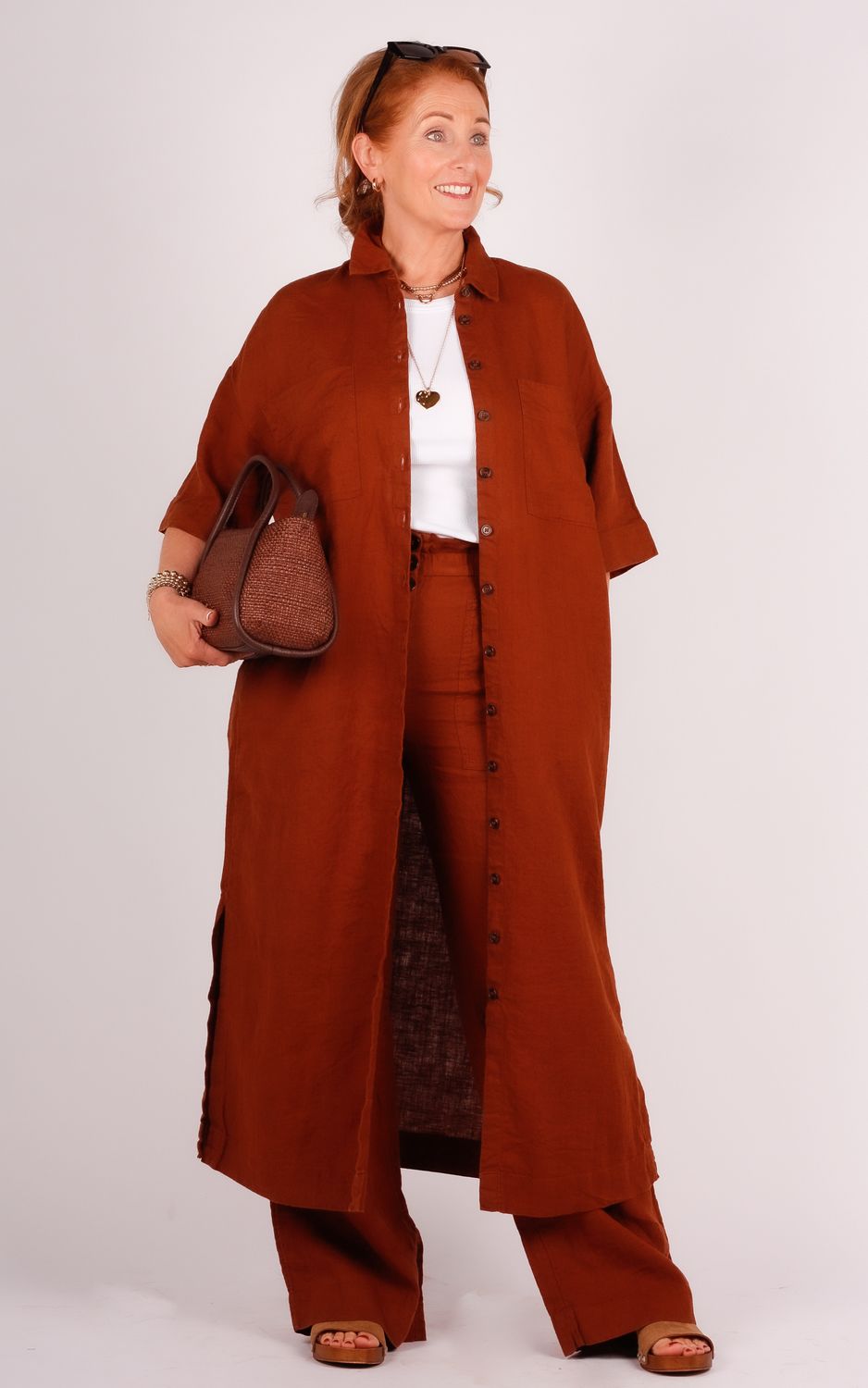 Des Petits Hauts broek Estelle bruin