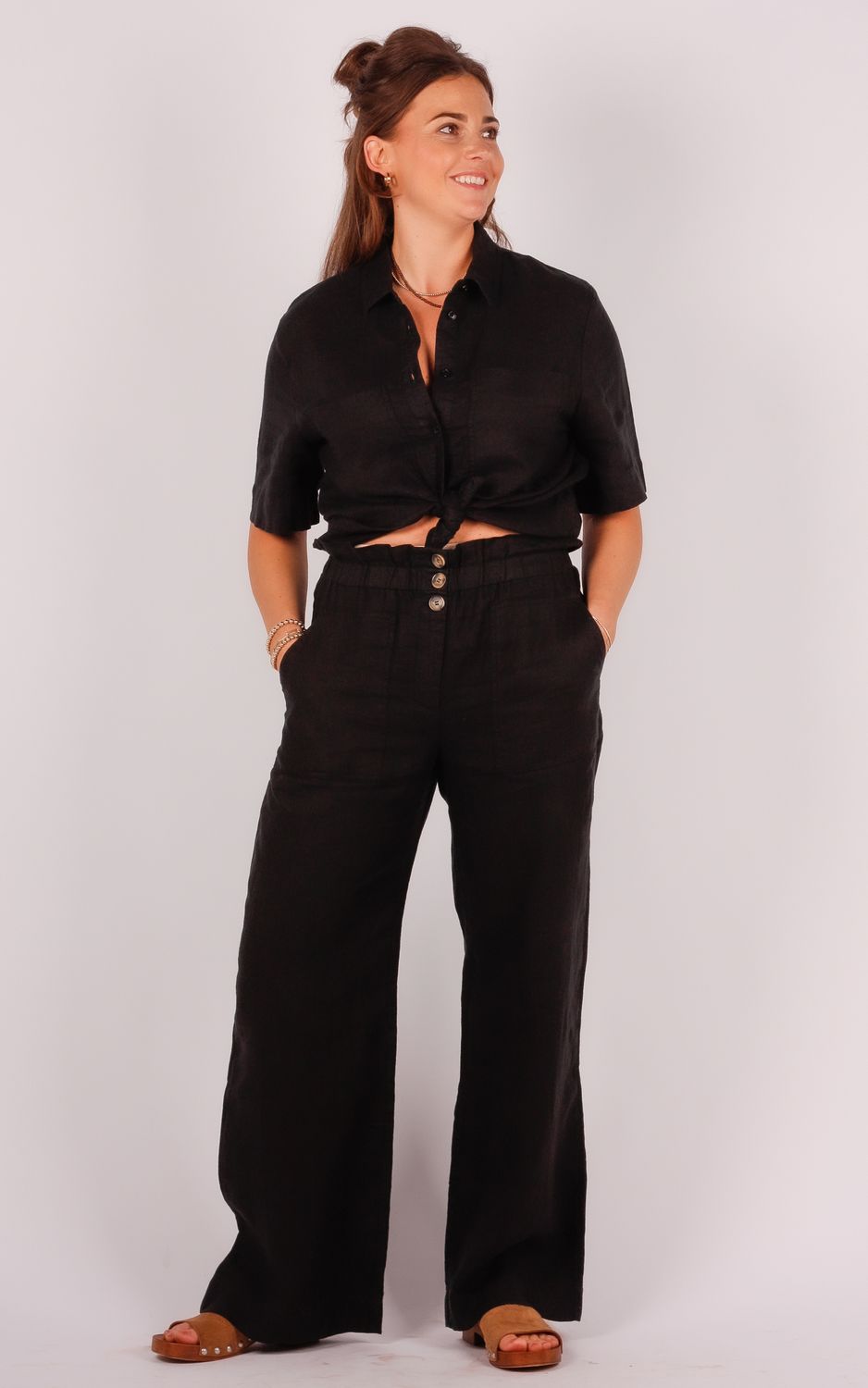 Des Petits Hauts blouse Estonie Zwart