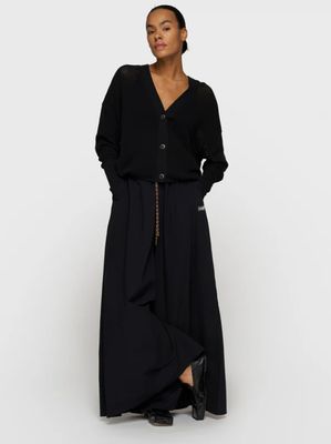 10 Days wide pants poplin 20-038-6202 zwart