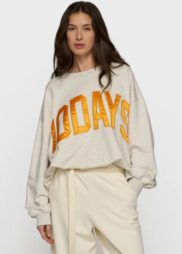 10 Days sweater 20-815-6202 grijs