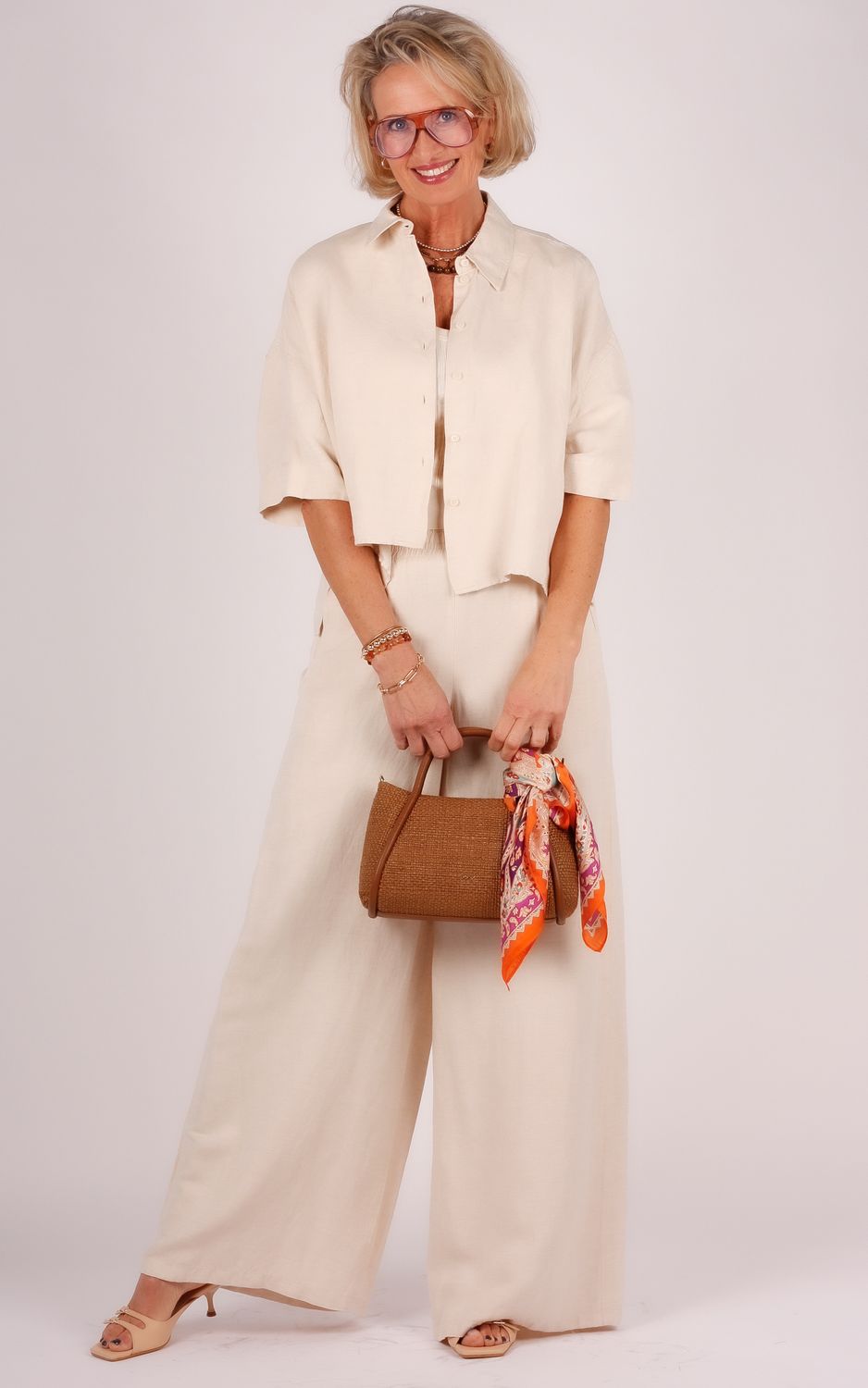 Drykorn pants 126116 CEILING 10 ecru