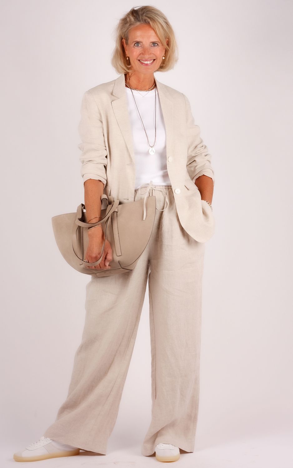 Closed pants Wynston C21166-50Z-20 Mud grey