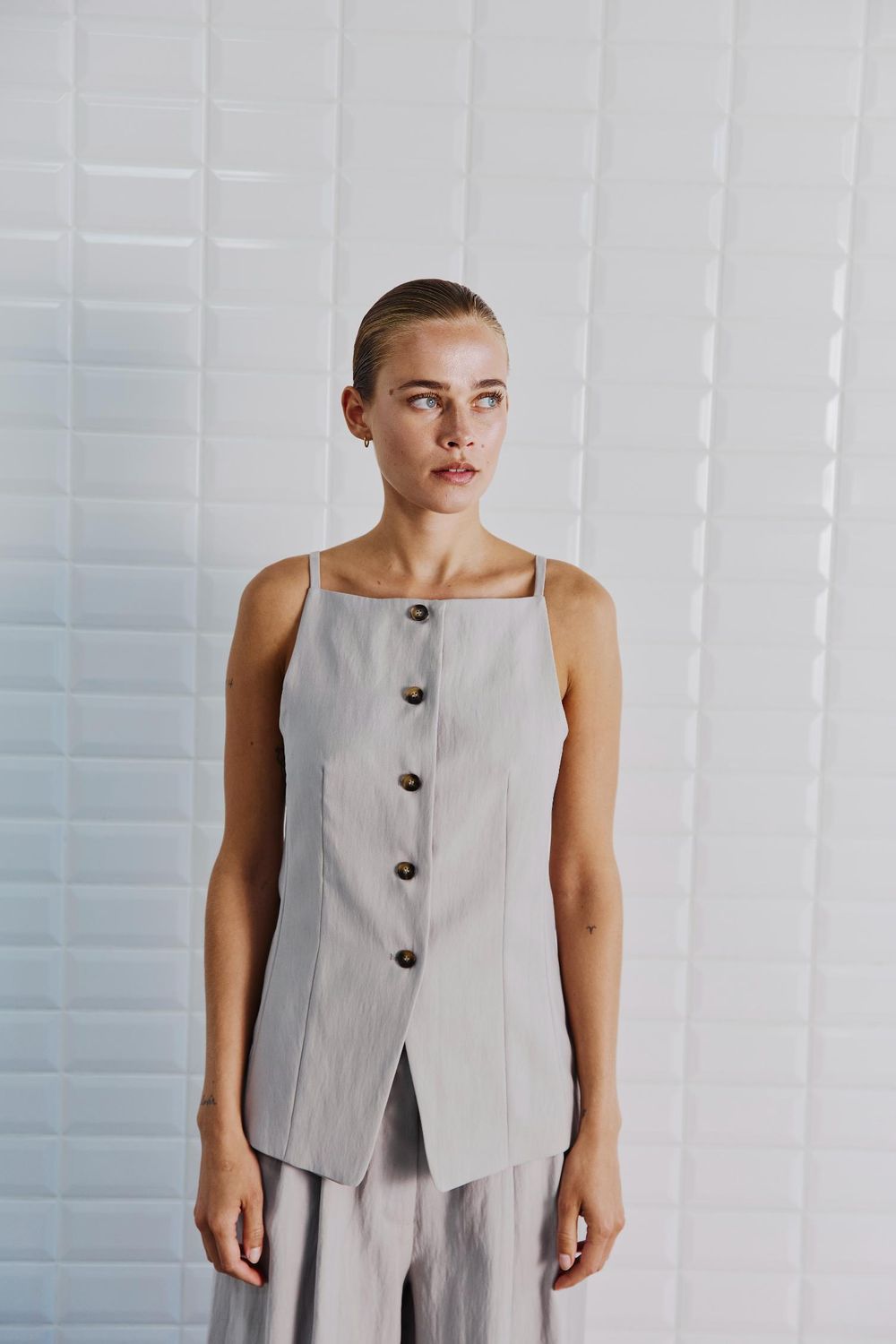 With Black Maritsa waistcoat