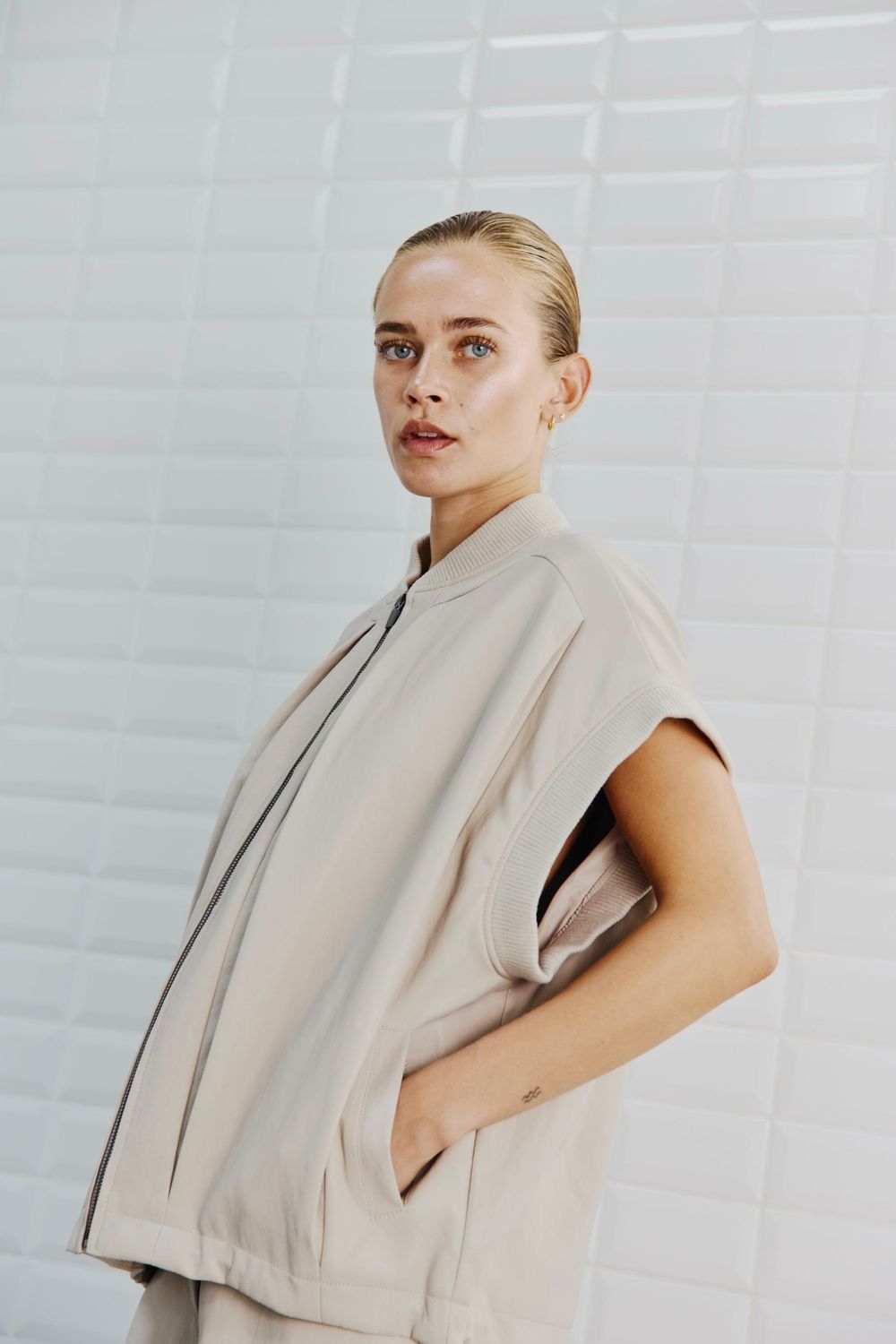 With Black Anni vegan waistcoat