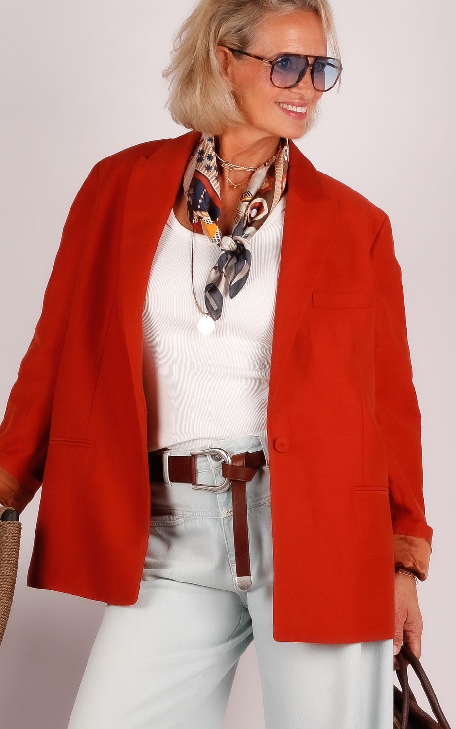 Closed blazer C97471-53C-22 Brick red