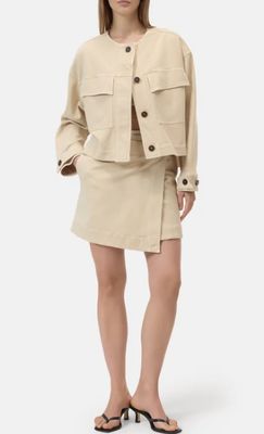 Closed utility jacket C97413-30A-13 Camel beige