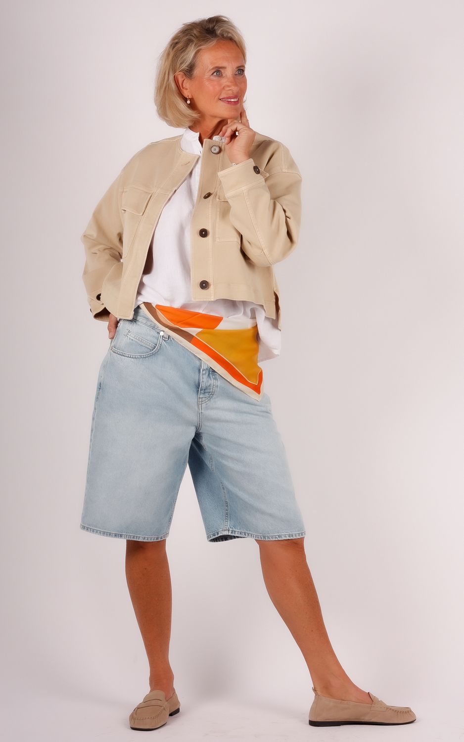 Closed utility jacket C97413-30A-13 Camel beige