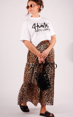 With Black Amina maxi skirt