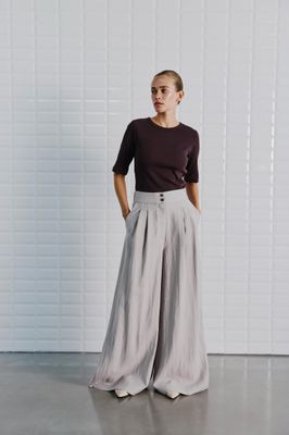 With Black Maritsa wide pant