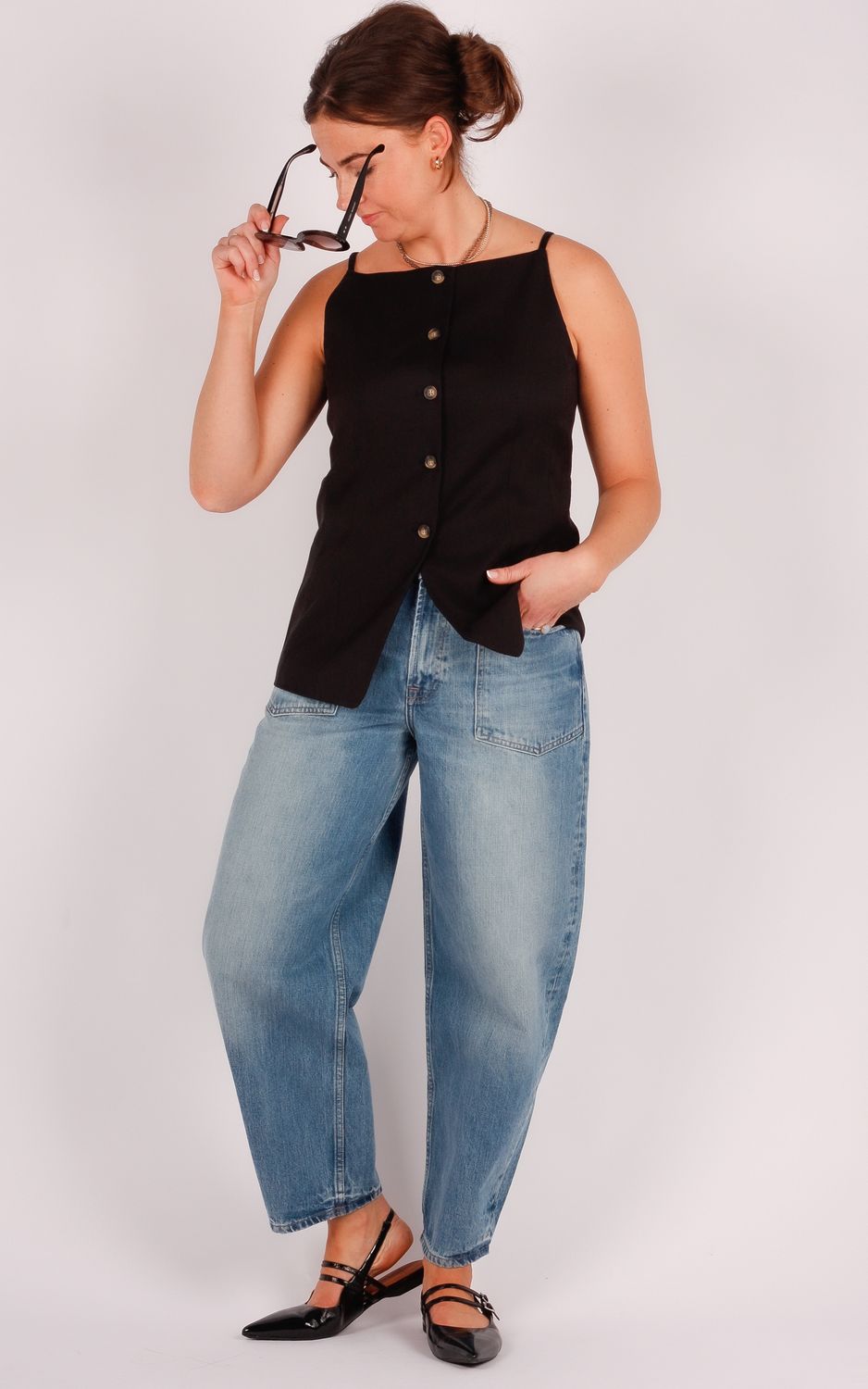 With Black Maritsa waistcoat