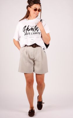 With Black Maritsa tailored shorts