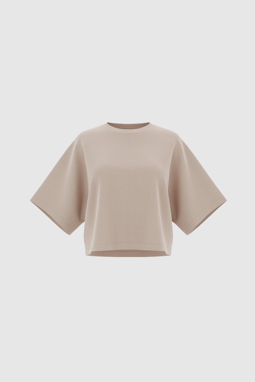 With Black Capri oversized tee