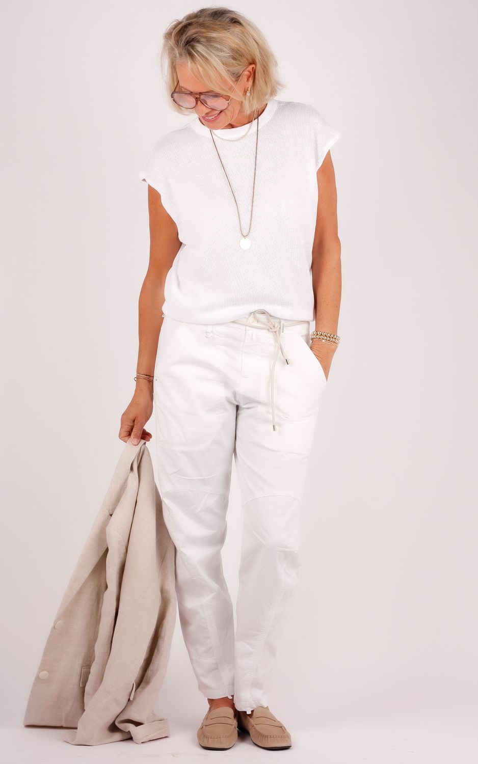 10 Days balloon top mesh 20-752-6202 white
