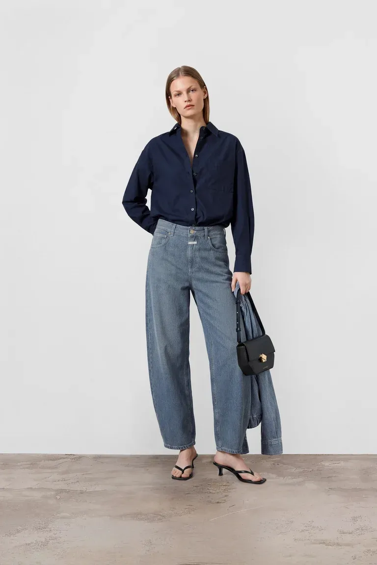 Closed jazzie C21281-12G-4A grijs/blauw
