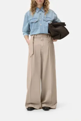 Closed pants Wes C21247-302-AM zand
