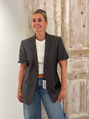 Maison Miaré Upcycled blazer grey struc
