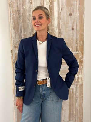 Maison Miaré Upcycled blazer mid blue