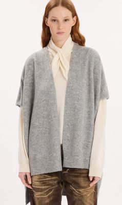 HIGH cape vest Prudence licht grijs