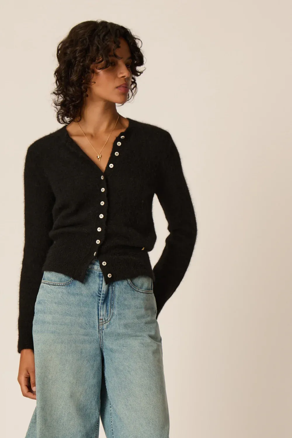 Des petit hauts vest Betty zwart