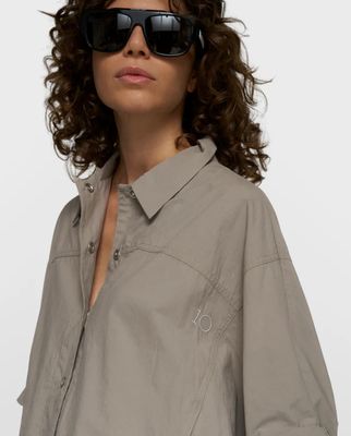 10 Days wide crinkle jacket 20-503-6203 fog