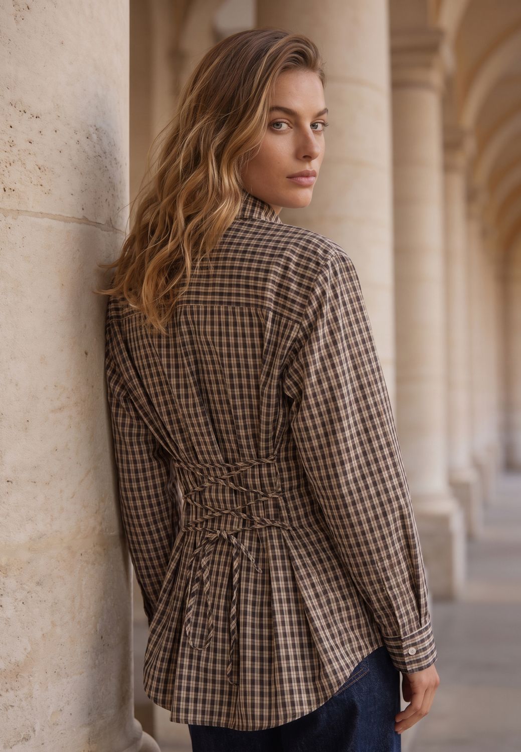 Minus checked Sylvie shirt