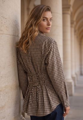 Minus checked Sylvie shirt