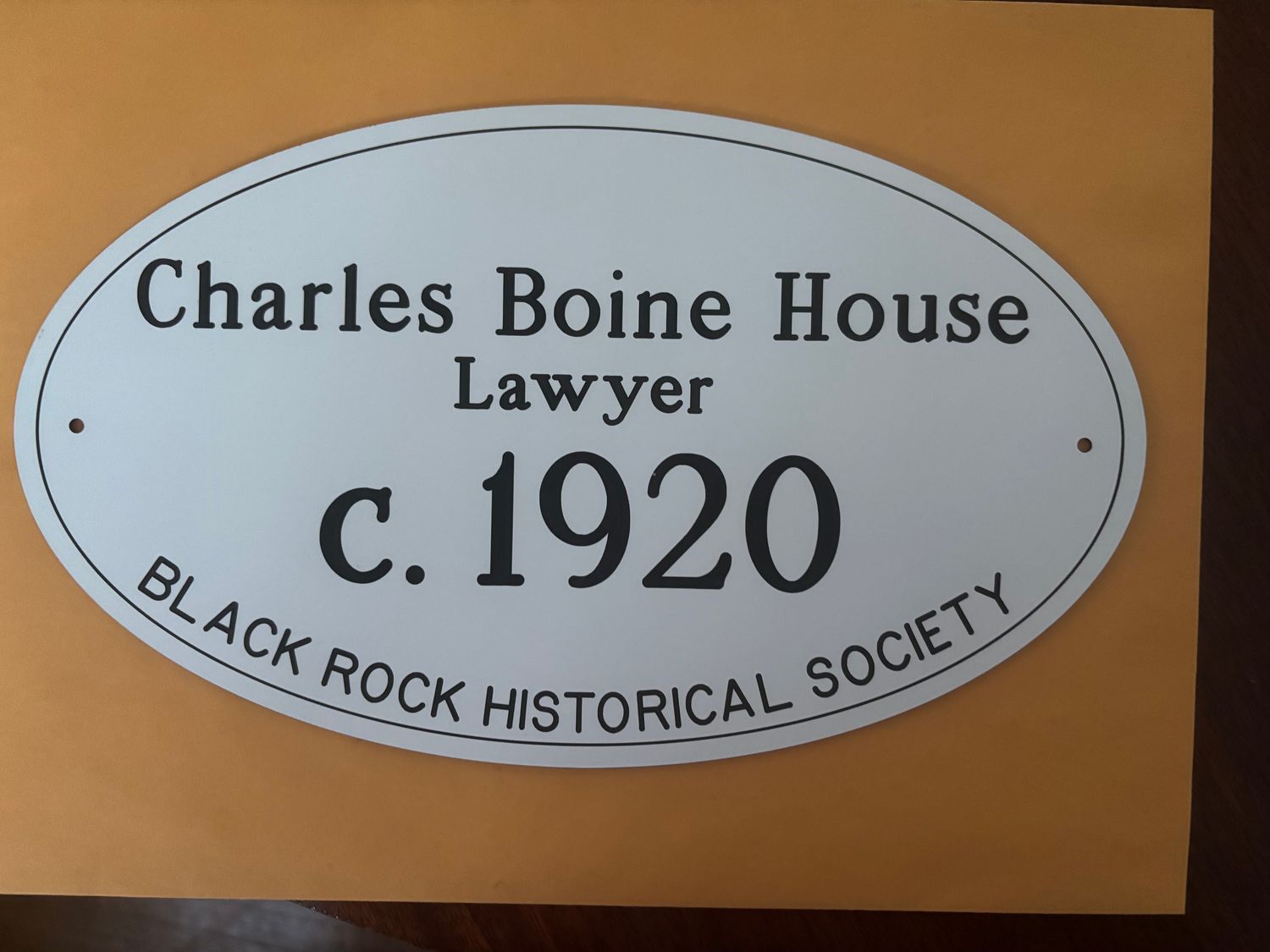 Historic House Marker