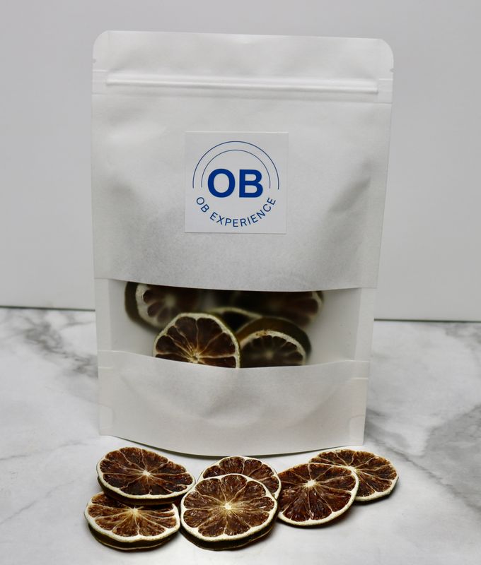 Dehydrated Limes Wheel Garnishes