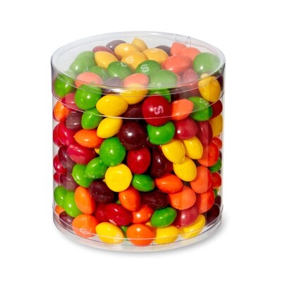 Cylinder with Plastic Bottom &amp; Top (3" x 3")