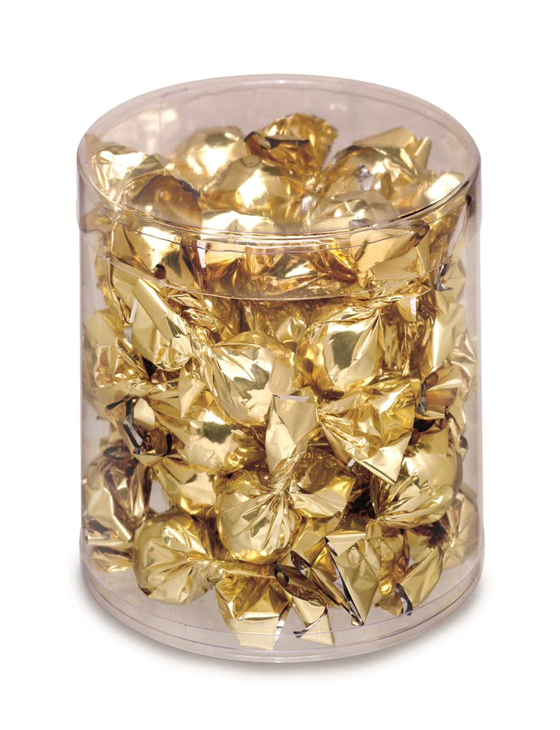 Cylinder with Plastic Bottom &amp; Top (3 1/2" x 3 1/2")