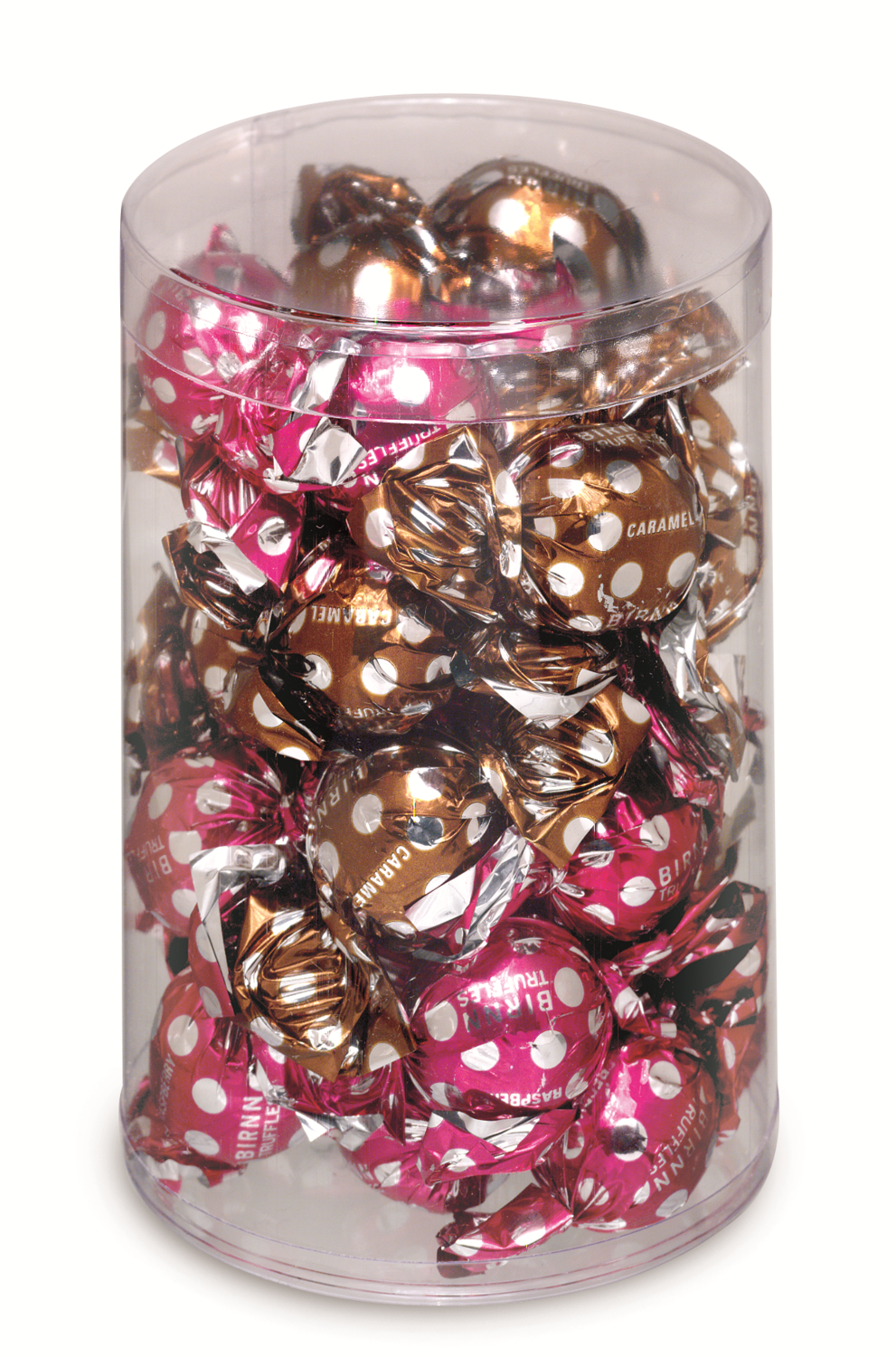 Cylinder with Plastic Bottom &amp; Top (3 1/2" x 5")