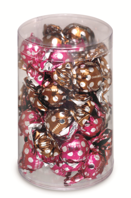 Cylinder with Plastic Bottom &amp; Top (3 1/2" x 5")