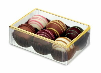 Box with Gold or Silver Border Lid (4 1/2" x 3" x 1 3/8")