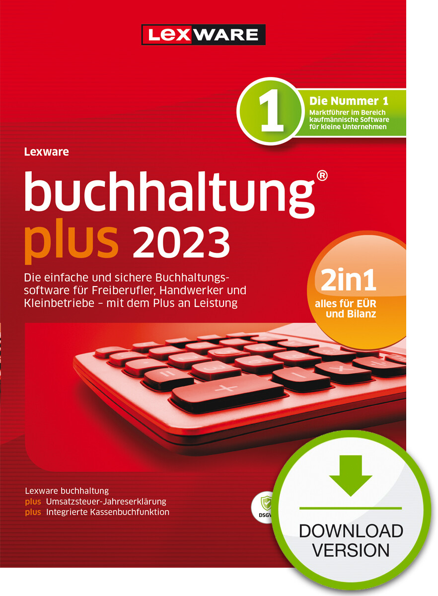 Lexware Buchhaltung Plus 2023 (Abo-Version) Downloadversion