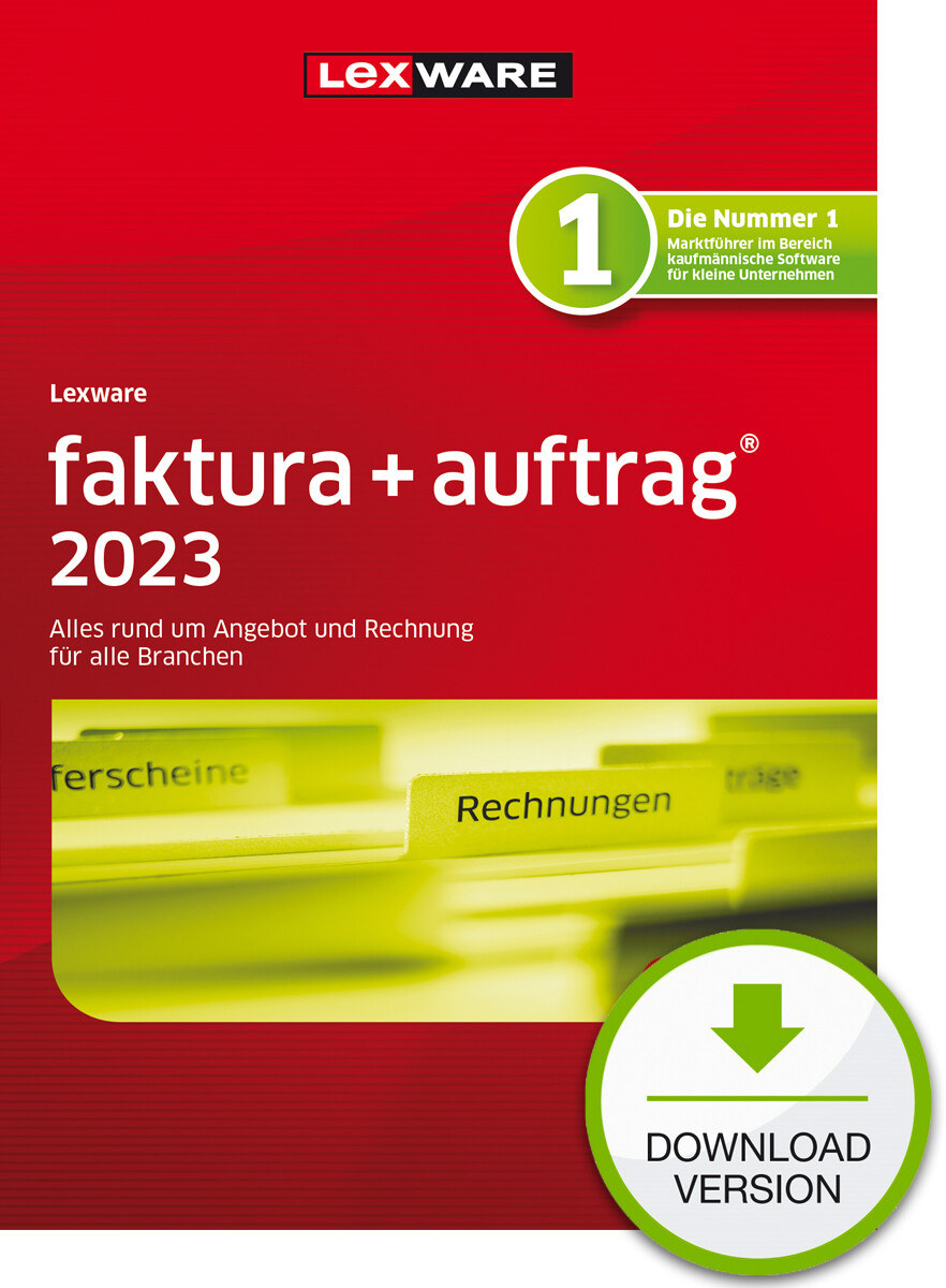 Lexware faktura + auftrag 2023 (Abo-Version) Downloadversion