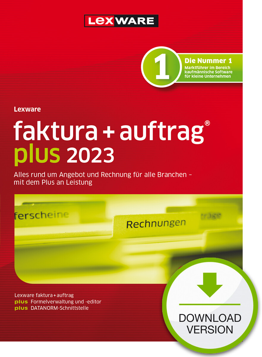 Lexware Faktura + Auftrag plus 2023 (Abo-Version) Downloadversion