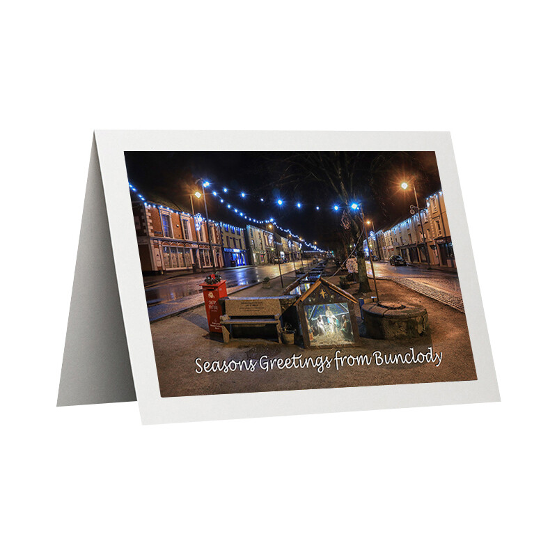 Photo Card - Bunclody Xmas Lights