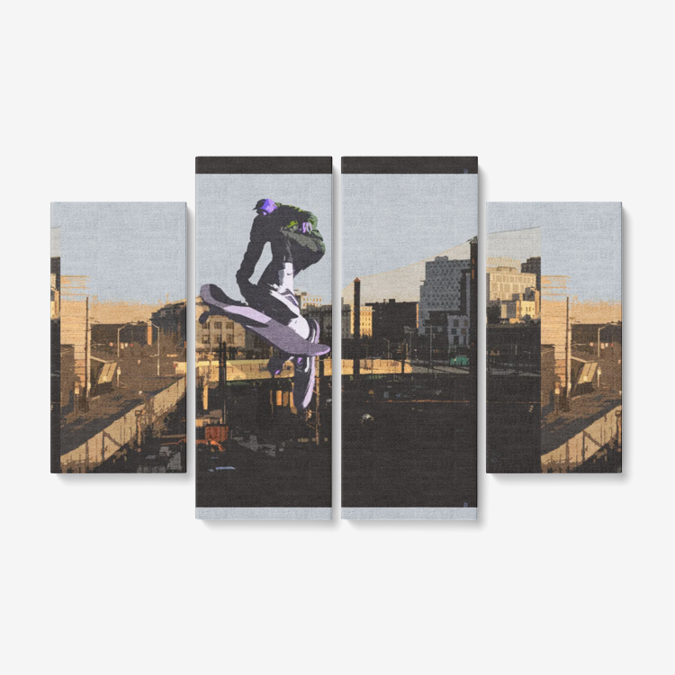 &quot;Over The Gap&quot; Volume 1: Canvas Polyptych