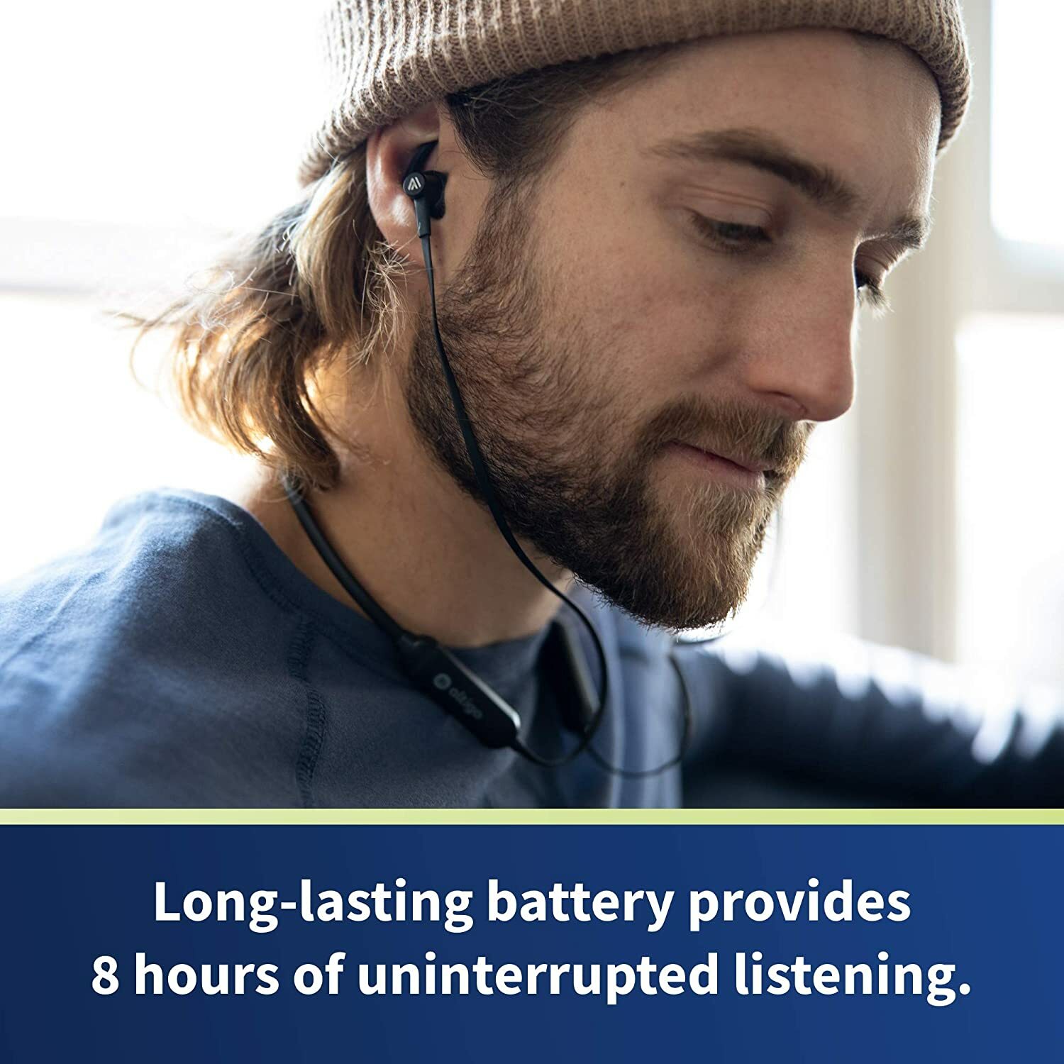 altigo wireless bluetooth neckband earbuds