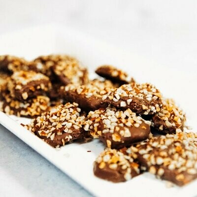 Almond Toast English Toffee 1 Lb Gift Box