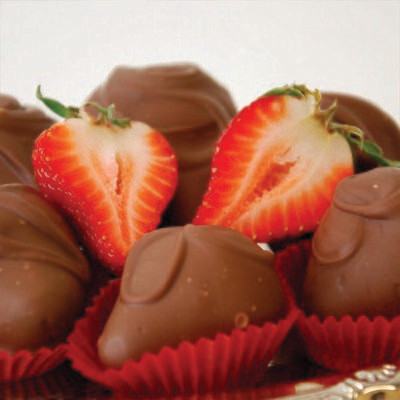 Milk Chocolate Covered Strawberries